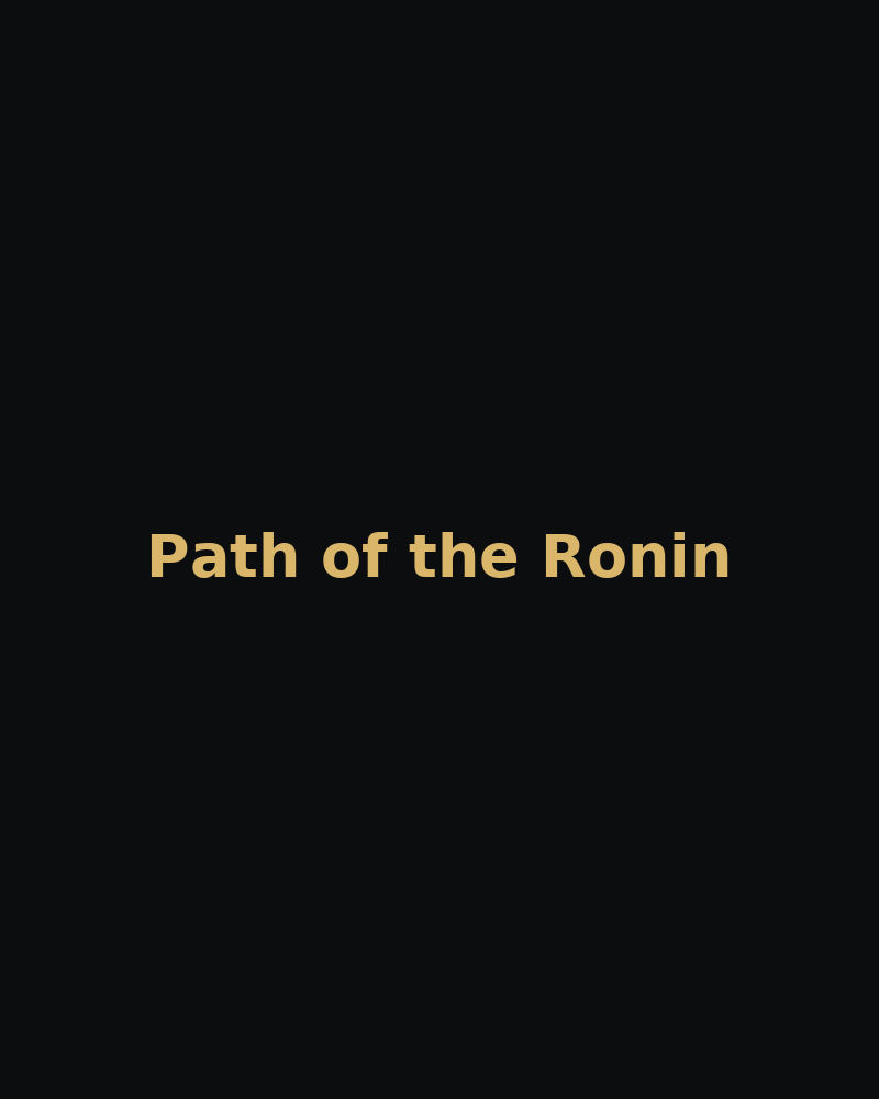 Path of the Ronin cover
