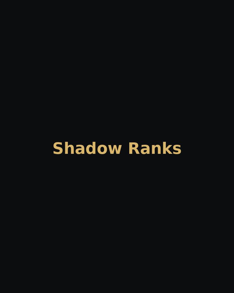 Shadow Ranks cover